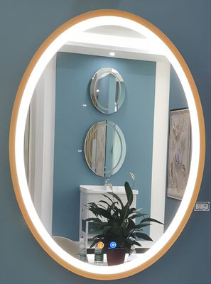 Modern Decoration Oval Backlit Mirror 4200K OEM ODM