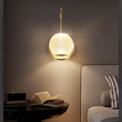 Energy Saving 6W LED Modern Wall Lamp For Bedroom Or Study