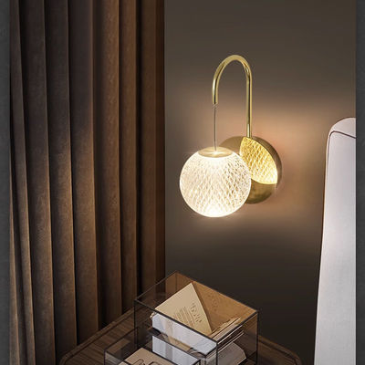 Energy Saving 6W LED Modern Wall Lamp For Bedroom Or Study