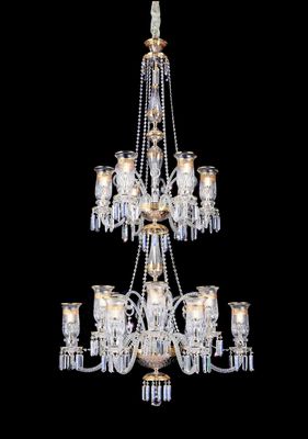 Customizable Glass Commercial Chandeliers High Brightness