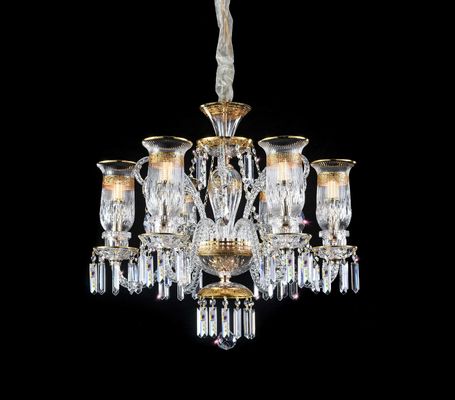 Customizable Glass Commercial Chandeliers High Brightness