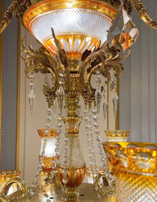 European Style Round Oversized Crystal Chandelier Crystal Extra Large Chandeliers