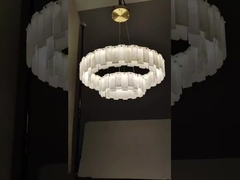 4000K Цветная стеклянная люстра Ресторанная люстра LED