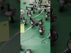 Заказ Большой роскошный отель Проект Банкетный зал Ресторан Лобби Кристальный Стержень Светодиодный потолочный люстра