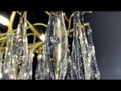 Современный белый керамический подвесной светильник с лепестками магнолии на ветке, светодиодный, для проекта