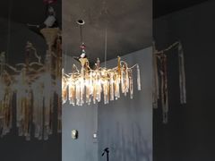 Представляем вам изготовленные на заказ подвесные светильники из стекла OEM ODM с гальваническим покрытием и полировкой, AC110V - 250V