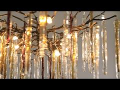 Пристальный взгляд: Элегантные современные потолочные светильники высокого CRI для роскошного украшения гостиной