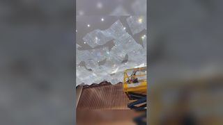 Подгонянный потолок приведенный привесного света вестибюля гостиницы декоративный стеклянный современный