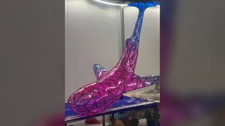 Алабастровый мраморный подвесок легкий средний размер роскошный латунный потолок