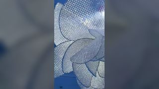Процессы Tricolor триангулярного современного финиша золота хрустальной люстры множественные