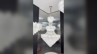 Фабричная люстра из темно-синего стекла ручной работы с латунной отделкой для гостиной, столовой, спальни