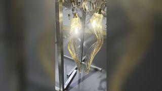 Роскошная хрустальная люстра, современное светодиодное освещение