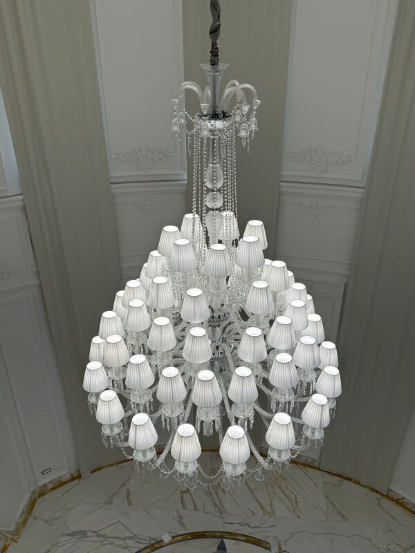 European  Luxury Crystal Pendant Hanging Lamp Living Room Hotel Hall Villa Application Luxury Candle Chandeliers Light