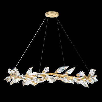 Потолочное освещение Dimmable хрустальной люстры падения воды золота высокой яркости