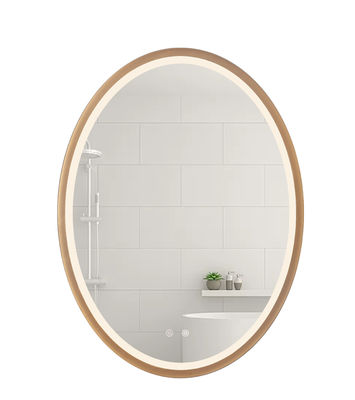 Зеркала Bathroom рамки 600*800MM влияние отражения алюминиевого овального ясное