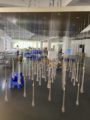 Скандинавский дуплекс здания свет роскошный кристалл креативный водопад люстра