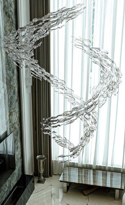 Современный проект модных теней Люстры Стеклянные люстры Свет Большие гостиницы Освещение банкетного зала