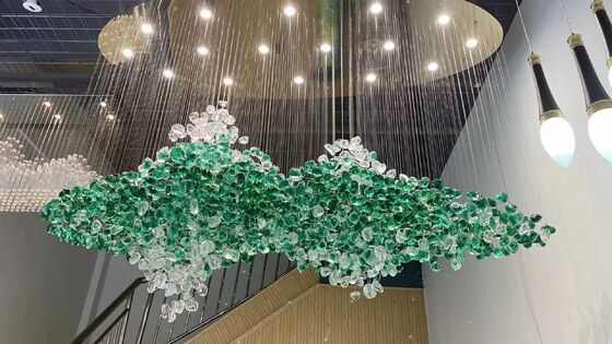 Турецкий отель лестницы лобби деревенский декоративный хрустальный светильник