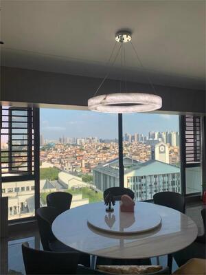 Медленный алабастр люстра современный подвесный светильник для столовой